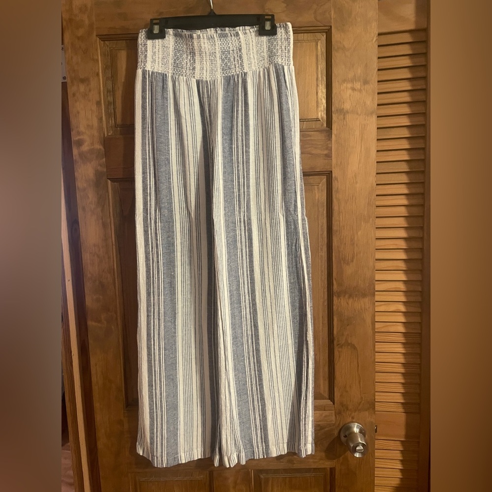 Wide leg palazzo pants